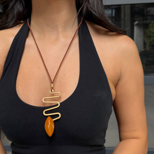 COLLAR GAMUZA