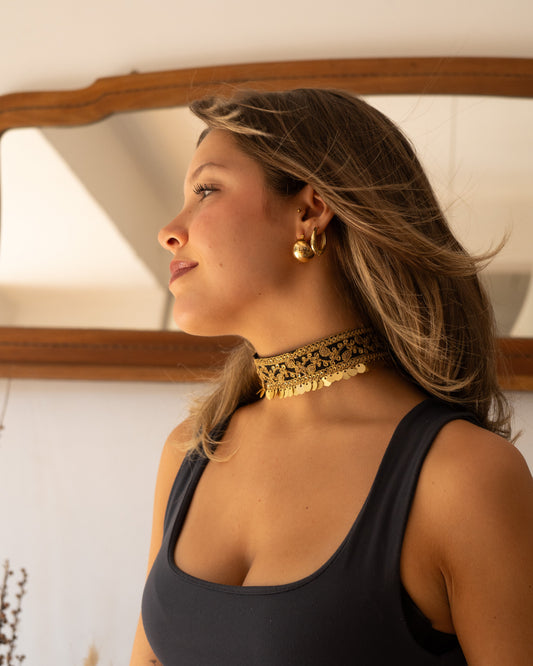 CHOKER DORADO